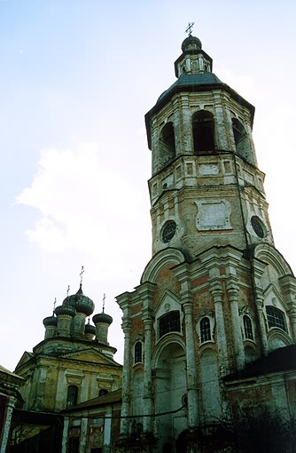 Ostashkovsky district. Ostashkov. Belfry of Resurrection Church. XVII