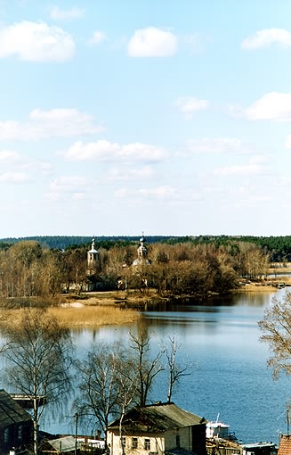 Ostashkovsky district. Ostashkov. Zhiteny monastery.  XVIII