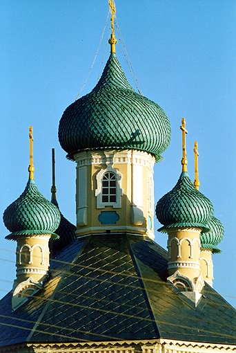 Ostashkovsky district. Rogozha. Transfiguration Church. Fragment. XVIII