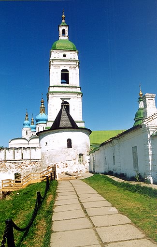 Tobolsk district. Tobolsk. Tobolsk Kremlin. Pavlinskaya Tower. Fragment. XVII G.Sharypin