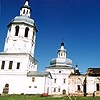 Tobolsk district. Abalak. Abalaksky Monastery. Complex of churches. XVII-XIX