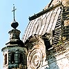 Tobolsk district. Preobrazhenskoye. Transfiguration Church. Fragment. XVIII