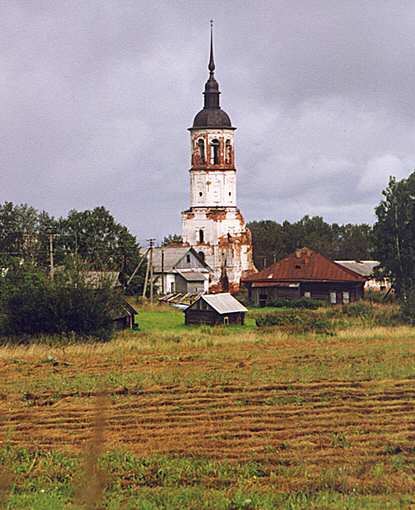 Belfry of Syamsky Monastery of Nativity of the Virgin 
